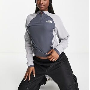 The North Face Women's Tekware Future Fleece Sweatshirt Grey Size L